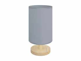 Lampka stołowa Bela E14 kolor szary/sosna max 25 W STRUHM