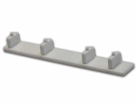 Dekiel karnisza PCV III biegowego 100 szt KARWEL