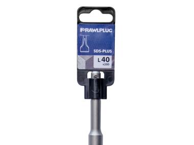 Zdjęcie: Dłuto płaskie SDS Plus płaskie 40X200 mm RAWLPLUG
