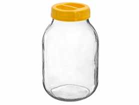 Słoiki 3 L z plastikową zakrętką BROWIN