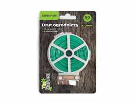 Tasiemka ogrodnicza z obcinaczem 2 mm - 50 m TIN TOURS