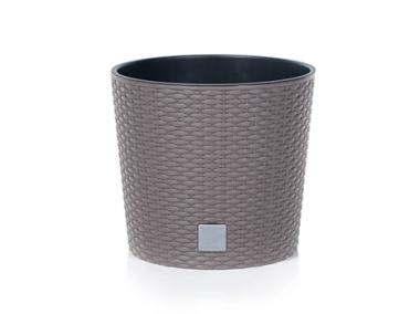 Zdjęcie: Donica Rato Round mocca 20 cm PROSPERPLAST