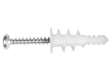 Zdjęcie: Łącznik nylonowy DRA01 samowiercący 16x36 mm z wkrętem 3,9x32 mm 100 szt. KOELNER