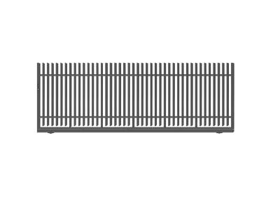 Zdjęcie: Brama przesuwna bez przeciwwagi Anika 4,00 m, 1,50 m, z zamkiem hakowym, prawa POLBRAM