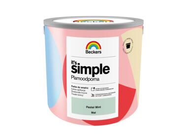 Zdjęcie: Farba do ścian i sufitów Its Simple Pastel mint 2,5 L BECKERS