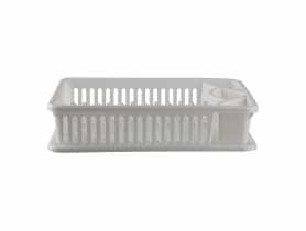 Suszarka do naczyń prostokątna 43x27x9,5 cm biały ALTOMDESIGN
