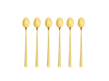 Zdjęcie: Komplet łyżeczek deserowych 6 sztuk Como złoty AMBITION
