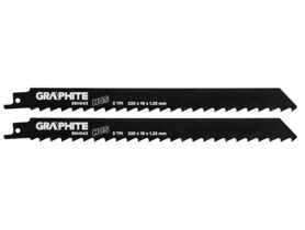 Brzeszczot do piły szablastej HCS, 225 x 19 x 1.25 mm, 3TPI GRAPHITE
