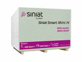 Płyta gipsowo-kartonowa Siniat Smart Mini H GKBI 12,5x600x1200 mm SINIAT