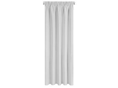 Zdjęcie: Zasłona Suzan 135x270 cm srebrna na taśmie EUROFIRANY