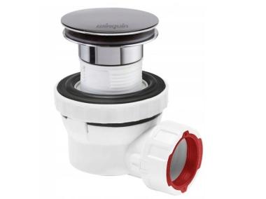 Zdjęcie: Syfon umywalkowy niski Nano 6.7 chrom WIRQUIN