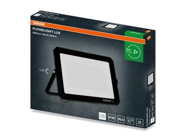 Zdjęcie: Oprawa oświetleniowa LED FL Lux 100 W 840 IP65 BK OSRAM