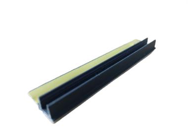 Zdjęcie: Listwa PVC BP12 L300 9/6 szary ciemny, przyokienna, dylatacyjna, tynkarska z uszczelką BELLA PLAST