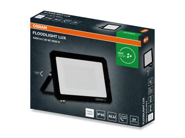 Zdjęcie: Oprawa oświetleniowa LED FL Lux 50 W 840 IP65 BK OSRAM