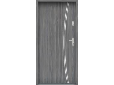 Zdjęcie: Drzwi wejściowe do mieszkań Bastion R-61 Mokka 80 cm lewe OSP KR CENTER