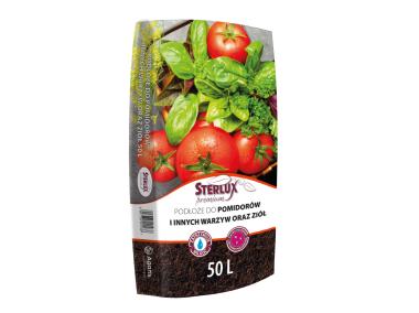 Zdjęcie: Podłoże do pomidorów i innych warzyw oraz ziół 50 L STERLUX PREMIUM