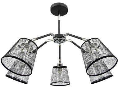 Zdjęcie: Lampa sufitowa Carlos 6158/5 BL 8C ELEM