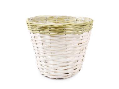 Zdjęcie: Koszyk do obsadzania kwiatami 25x25x21 cm okragły TIN TOURS