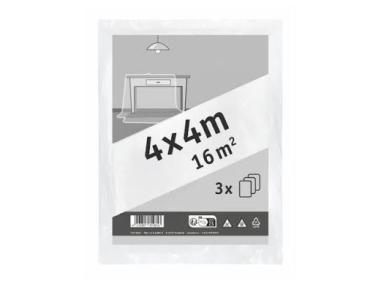 Zdjęcie: Folia malarska HDPE 4  m 4 x 4 m 3 sztuki CIRET