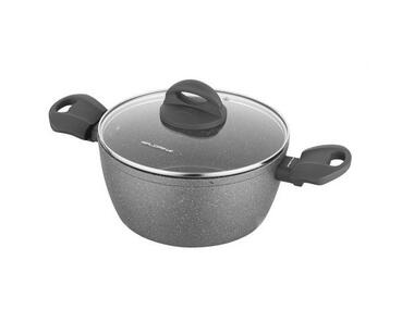 Zdjęcie: Garnek aluminiowy Lava Stone szary 16 cm 1,2 L FLORINA