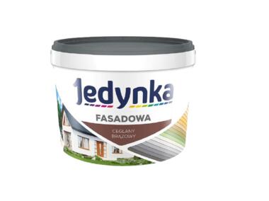 Zdjęcie: Farba fasadowa 9 L ceglany brązowy JEDYNKA