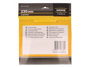 Zdjęcie: Ściernica diamentowa turbo 230 mm jupiterHOME TOOLS