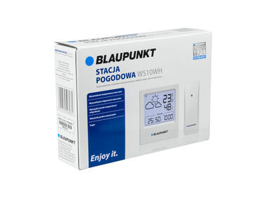 Zdjęcie: Stacja pogodowa bezprzewodowa WS10WH Blaupunkt DPM SOLID