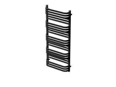 Zdjęcie: Grzejnik łazienkowy Diego 3 czarny mat 1240x530 mm 600 W PSB