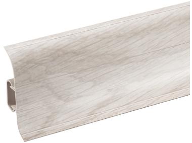 Zdjęcie: Listwa przypodłogowa PVC Premium Classic 22x59 mm; 2,20 m Jesion Baltimore Mat CEZAR