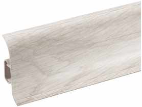 Listwa przypodłogowa PVC Premium Classic 22x59 mm; 2,20 m Jesion Baltimore Mat CEZAR