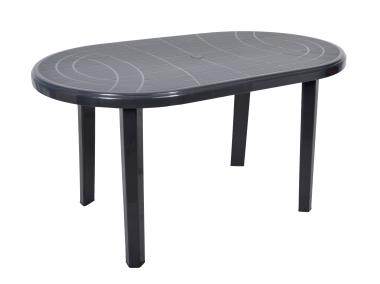 Zdjęcie: Stół ogrodowy tarasowy Jantar grafitowy 135x80x70 cm OŁER