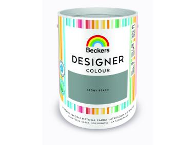 Zdjęcie: Farba lateksowa Designer Colour Stony Beach 5 L BECKERS