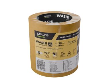 Zdjęcie: Taśma malarska Washi precyzyjna 3-pak 38 mm x 50 m PERFECT