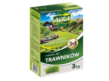 Zdjęcie: Granulat do trawników 3w1 Agra 3 kg AGRECOL