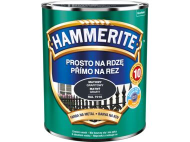 Zdjęcie: Farba na rdzę matowy grafitowy 0,7 L HAMMERITE