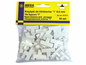 Krzyżyki do klinkierów typ t 10 mm - 40 szt. PROFIX