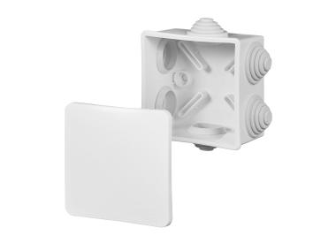 Zdjęcie: Puszka hermetyczna Fast-Box N/T 6-wylotowa 70x70x40 biała ELEKTRO-PLAST