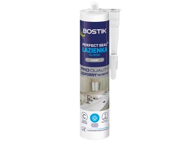 Zdjęcie: Silikon łazienka Perfect Seal 280 ml szary BOSTIK