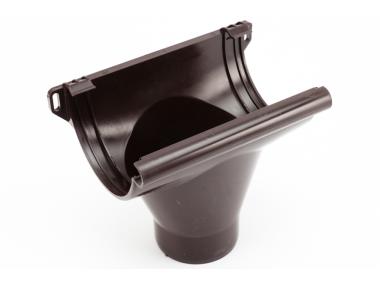 Zdjęcie: Odpływ 130/80 mm PVC 130 ciemnobrązowy GALECO
