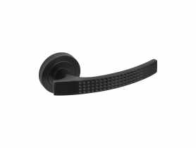 Klamka Argo okrągły szyld czarna R500 AMBITION