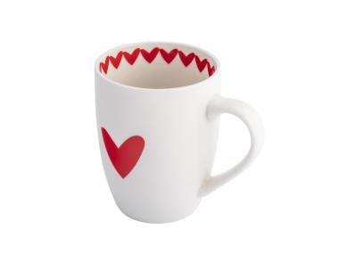 Zdjęcie: Kubek baryłka 340 ml dekoracja heart 2 ALTOM DESIGN