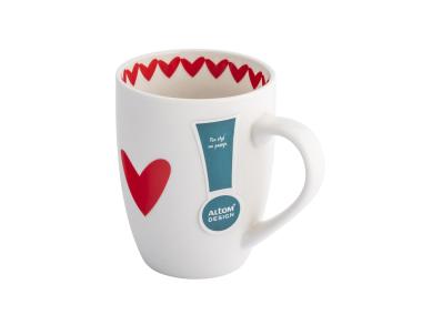 Zdjęcie: Kubek baryłka 340 ml dekoracja heart 2 ALTOM DESIGN