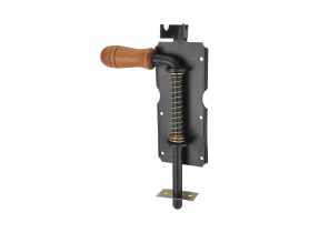 Zasuwa sprężynowa czarna 210 mm METRO