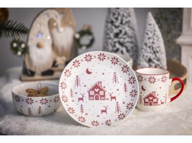 Zdjęcie: Talerz deserowy Grenlandia 20 cm bordowy ALTOM DESIGN