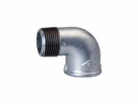 Kolano 90-1/2" wew/zew ocynk, w woreczku DURO