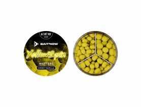 Przynęta wafters do method feeder Yellow Spin, rozmiary 6/8/10, 24 g BAITNOW