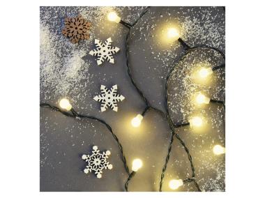 Zdjęcie: Lampki choinkowe 50 LED kulki 2,5 m IP20 WW EMOS