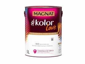 Farba lateksowa matowa Kolor Love 5 L śmietankowa biel MAGNAT