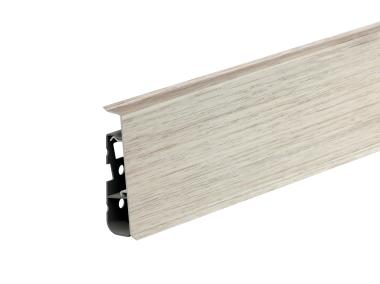 Zdjęcie: Listwa przypodłogowa PVC Hi Line Prestige 2,2x7,5 cm 2,50 m Sosna Sieviernaja Mat CEZAR
