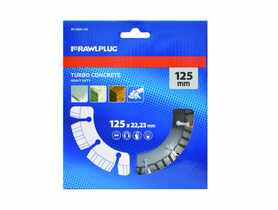 Turbo concrete tarcza diamentowa 125x2223 mm RAWLPLUG